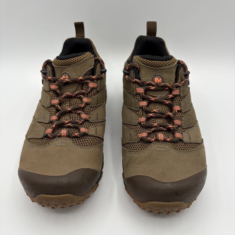 Merrell J12046 Womens Size 7 Hiking Shoes Dusty Olive Waterproof Vibram Low Top - Picture 6 of 9